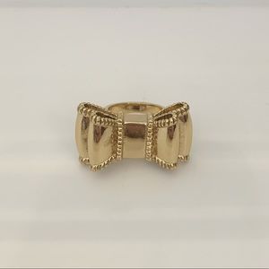 Kate Spade Oversized Bow Ring Gold Sz 6